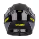 Kask motocyklowy pełny W-TEC Banelmeda - Czarny-fluo żółty