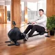 Wioślarz treningowy inSPORTline Ocean ∙ magnetyczny system oporu ∙ składany ∙ cicha praca ∙ płynny ruch siedziska ∙ uchwyt na tablet ∙ LCD - Czarny