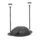 Podkładka balansująca / trener równowagi inSPORTline Dome Hold ∙ 100 cm ∙ zestaw z ekspanderami ∙ opór 4,6 kg - Czarny - Czarny
