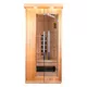 Sauna na podczerwień inSPORTline Mettsa 100 ∙ 4 promienniki ceramiczne ∙ chromoterapia 7 kolorów ∙ Bluetooth ∙ jonizator