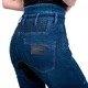 Damskie jeansy motocyklowe W-TEC Biterillo Lady ∙ aramid ∙ ochraniacze ∙ wentylacja ud ∙ wysoki stan ∙ elastyczne panele - Niebieski