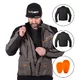 Turystyczna kurtka motocyklowa W-TEC Smackton - czarno-szaro-pomarańczowy
