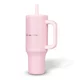 Kubek termiczny inSPORTline Cocoanna 1200 ml ∙ stal nierdzewna ∙ podwójne ścianki ∙ uchwyt ∙ 6 h ciepła / 10 h zimna - Różowy