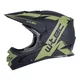 Kask downhillowy W-TEC Richpike ∙ full face ∙ 14 otworów wentylacyjnych ∙ regulowany daszek ∙ skorupa ABS ∙ lekki ∙ podwójne zapięcie - Moss Forest