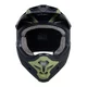 Kask downhillowy W-TEC Richpike ∙ full face ∙ 14 otworów wentylacyjnych ∙ regulowany daszek ∙ skorupa ABS ∙ lekki ∙ podwójne zapięcie - Moss Forest