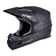 Kask downhillowy W-TEC Richpike ∙ full face ∙ 14 otworów wentylacyjnych ∙ regulowany daszek ∙ skorupa ABS ∙ lekki ∙ podwójne zapięcie - Moss Forest - Różowa etykieta na czarnym