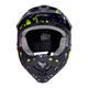 Kask downhillowy W-TEC Richpike ∙ full face ∙ 14 otworów wentylacyjnych ∙ regulowany daszek ∙ skorupa ABS ∙ lekki ∙ podwójne zapięcie - Moss Forest