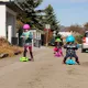 Kask na rolki, deskorolkę, fiszkę WORKER Neonik BLU niebieski - Niebieski