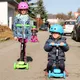 Kask na rolki, deskorolkę, fiszkę WORKER Neonik BLU niebieski - Niebieski