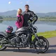Męskie rękawice motocyklowe W-TEC Crushberg - Czarny