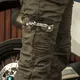 Męskie spodnie motocyklowe W-TEC Shoota - Ciemny szary
