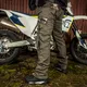 Męskie spodnie motocyklowe W-TEC Shoota - Ciemny szary
