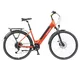 Miejski rower elektryczny z oświetleniem Levit Musca Urban HD 630 28" - Orange Pearl