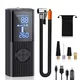 Pompka elektryczna akumulatorowa z powerbankiem 2w1 inSPORTline Dukefira ∙ kompresor ∙ max 150 PSI  ∙ światło LED ∙ 4 tryby ∙ 6000 mAh