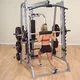 Atlas / maszyna wielofunkcyjna Body-Solid Deluxe GS348QP4 ∙ 95 kg stos ∙ Smith + wyciągi + ławka ∙ konstrukcja stalowa