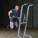 Wielofunkcyjna poręcz do ćwiczeń Body-Solid GKR82 ∙ drążek + dipy + oparcie ∙ 145 kg