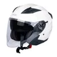 Kask motocyklowy otwarty W-TEC Barcela - Biały błyszczący - Biały błyszczący