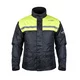 Płaszcz przeciwdeszczowy motocyklowy W-TEC Nowet ∙ lekki ∙ elementy odblaskowe ∙ regulowane mankiety ∙ siateczkowa podszewka ∙ chowany kaptur - Czarny-fluo