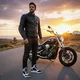 Buty motocyklowe W-TEC Bastige ∙ naturalna skóra ∙ ochrona kostek ∙ wzmocniona pięta i nosek ∙ antypoślizgowa podeszwa ∙ wentylacja