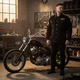 Kurtka motocyklowa W-TEC Black Heart Reeftor ∙ jeansowa ∙ kieszenie na ochraniacze pleców ∙ odpinany kaptur ∙ podszewka ∙ dresowe rękawy - Czarny