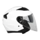 Kask motocyklowy otwarty W-TEC Barcela - Biały błyszczący