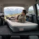 Jednoosobowy materac dmuchany inSPORTline Valkon 197x90x22 cm ∙ pompka elektryczna ∙ nośność 200 kg ∙ welur ∙ latarka LED