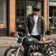 Kask motocyklowy otwarty retro W-Tec Dazeck ∙ styl vintage ∙ osłona przeciwsłoneczna