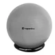 Piłka gimnastyczna z funkcją krzesła inSPORTline Top Ball 85 cm BallBase - Ciemny szary - Szary