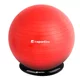 Piłka gimnastyczna z funkcją krzesła inSPORTline Top Ball 85 cm BallBase - Ciemny szary - Czerwony