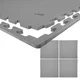 Mata fitness inSPORTline EVA80 200x200x1 cm puzzle do ćwiczeń - Niebieski