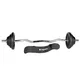 Zestaw gryf + talerze inSPORTline Castblack ∙ łamany 120 cm ∙ 30 mm ∙ 45 kg ∙ powlekane żeliwo
