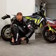 Buty motocyklowe W-TEC Bosta - Czarno-czerwony