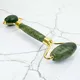 Roller do twarzy Gua Sha inSPORTline Siarto ∙ jadeit naturalny ∙ lifting ∙ drenaż ∙ poprawa krążenia