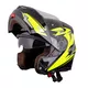 Kask motocyklowy szczękowy z blendą W-TEC Vexamo PI Graphic z Pinlockiem - Black Graphic