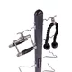 Stojak na akcesoria fitness inSPORTline AR01 ∙ rama stalowa ∙ wymiary 105 × 42 cm ∙ haki po obu stronach ∙ kompaktowy i solidny