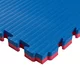Mata puzzle fitness tatami na podłogę ochronna inSPORTline Malmeida 100x100x4 cm - szaro-czarny, wzór słomkowy
