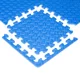 Mata antypoślizgowa puzzle inSPORTline Famkin ∙ 12 elementów 30×30×1,2 cm ∙ materiał PE ∙ obciążenie max 120 kg ∙ z krawędziami - Niebieski