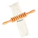 Drewniany roller/wałek do masażu inSPORTline Marlee 300 ∙ uchwyty ergonomiczne ∙ terapia drewnem ∙ pokrowiec