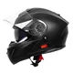 Kask motocyklowy z otwieraną szczęką + blenda W-TEC Cullo - czarny mat
