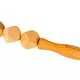 Drewniany wałek/roller do masażu inSPORTline Marlee 400 ∙ kostki masujące ∙ uchwyty ergonomiczne ∙ redukcja cellulitu