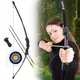 Zestaw łuczniczy: łuk, strzały, tarcza inSPORTline Hizza 15 lbs - OUTLET - Czarny
