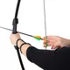 Zestaw łuczniczy: łuk, strzały, tarcza inSPORTline Hizza 15 lbs - OUTLET - Czarny