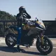 Damskie skórzane rękawice motocyklowe W-TEC Perchta - Czarny
