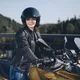 Damskie skórzane rękawice motocyklowe W-TEC Perchta - Czarny