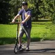 Hulajnoga miejska WORKER Nuvola ∙ amortyzacja ∙ koła 230/200 mm ∙ nośność 100 kg ∙ regulowana kierownica