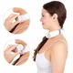 Masażer karku i szyi inSPORTline Lenqua ∙ masaż shiatsu ∙ funkcja podgrzewania ∙ 2 kierunki obrotu ∙ rolki 3D