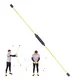 Drążek drgający (Flexi-Bar Easy) inSPORTline ∙ 160 cm ∙ włókno szklane ∙ niska trudność ∙ wzmacnia plecy, brzuch, mięśnie - Czarny