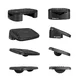 Wielofunkcyjny step do aerobiku inSPORTline Multifun ∙ z platformą balansu ∙ 3,6 kg ∙ antypoślizgowy ∙ stabilne nóżki ∙ nośność 200 kg - Czarny