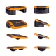 Wielofunkcyjny step do aerobiku inSPORTline Multifun ∙ z platformą balansu ∙ 3,6 kg ∙ antypoślizgowy ∙ stabilne nóżki ∙ nośność 200 kg - Czarny/pomarańczowy