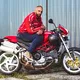 Męskie spodnie motocyklowe W-TEC Feeldy - Niebieski
